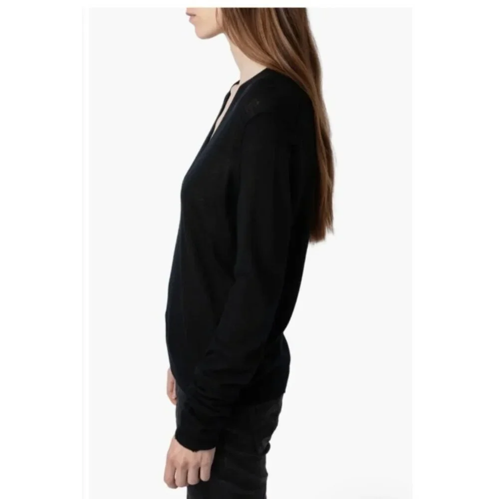 Rivy V-Neck Sweater Zadig & Voltaire Size M - Picture 12 of 12